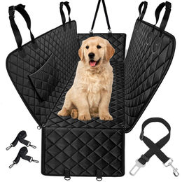 Solidchoice Wasserdichte Autoschondecke für Hunde aus Oxford-Gewebe Schwarz – Bild 1 von 4