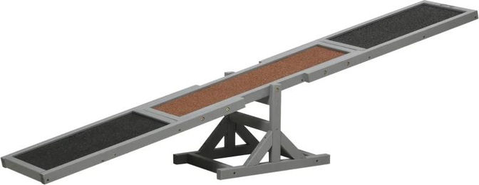SOLIDE Hundewippe rutschfest Grau für Hunde bis 30kg 180 x 30 x 30 cm – Bild 1 von 1