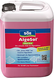 Söll AlgoSol forte Teichpflegemittel gegen Algen und Schwebealgen 2500 ml - 2,5 l – Bild 1 von 6