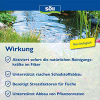 Produktbild von Söll Filterstarterbakterien Wasseraufbereiter für Fischteiche 100 g - 100 g