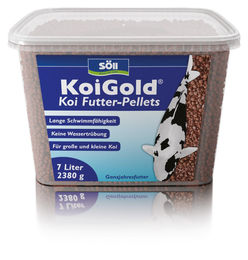 Söll KoiGold Schwimm-Pellets Koifutter für Teichfische 7 Liter - 2,5 kg – Bild 1 von 4