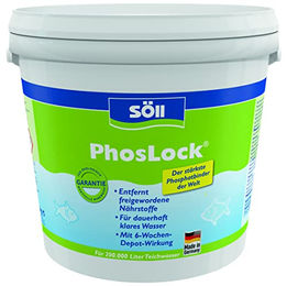 Söll PhosLock AlgenStopp Phosphatbinder zur Algenkontrolle für Fischteiche 10 kg - 10 kg – Bild 1 von 9