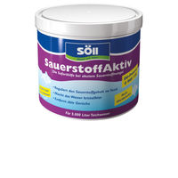 Produktbild von Söll SauerstoffAktiv Teichpflegemittel zur Soforthilfe bei Sauerstoffmangel für Fische 500 g - 500 g