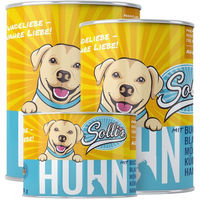 Produktbild von Sollis Nassfutter für Hunde Huhn Adult Getreidefrei Glutenfrei Monoprotein 4800g