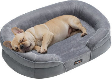 SONGMICS HOME Hundebett für Senior Hunde Grau aus Stoff – Bild 1 von 6