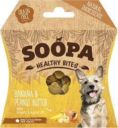 Soopa Bio Belohnungssnack Banane & Erdnussbutter Getreidefrei und Hypoallergen 50 g – Bild 1 von 5