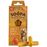 Produktbild von Soopa Dental Stick Zahnpflege-Snack Kürbis & Karotte getreidefrei