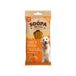Produktbild von Soopa Zahnpflege-Snack Jumbo Stick Kürbis & Karotte getreidefrei 170 g