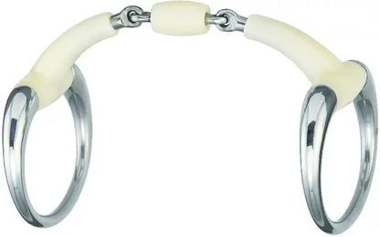 Produktbild von Soyo Gebiss für Pferde mit 2 runden Ringen aus Edelstahl in Silber