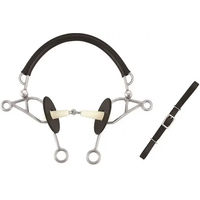 Produktbild von Soyo Hackamore Kombi Happy Mouth aus Edelstahl in Schwarz