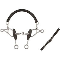Produktbild von Soyo Hackamore Kombi Happy Mouth aus Leder in Schwarz