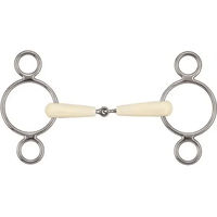 Produktbild von Soyo Happy Mouth 3-Ring Gebiss aus Edelstahl in Weiß