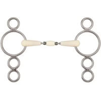 Produktbild von Soyo Happy Mouth 4-Ring Gebiss aus Edelstahl in Weiß