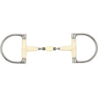 Produktbild von Soyo Happy Mouth D-Ring Gebiss aus Edelstahl in Weiß