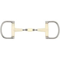 Produktbild von Soyo Happy Mouth D-Ring Gebiss aus Edelstahl in Weiß