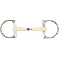 Produktbild von Soyo Happy Mouth D-Ring Gebiss für Pferde aus Edelstahl in Silber