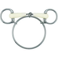 Produktbild von Soyo Happy Mouth Dexter 2-Ring-Gebiss für Pferde aus Edelstahl mit einfacher Dichtung in Silber