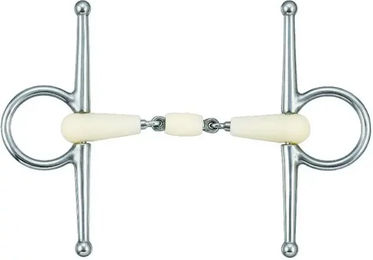 Produktbild von Soyo Happy Mouth Doppelnadelgebiss für Pferde aus Edelstahl in Silber