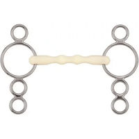 Produktbild von Soyo Happy Mouth Gebiss aus Edelstahl mit 4 Ringen in Silber