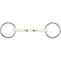 Produktbild von Soyo Happy Mouth Gebiss für Pferde mit 2 Ringen Doppelgelenk aus Edelstahl