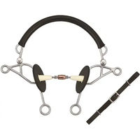 Produktbild von Soyo Happy Mouth Hackamore Kombi mit Tandem Gebiss und Kupferrolle aus Edelstahl