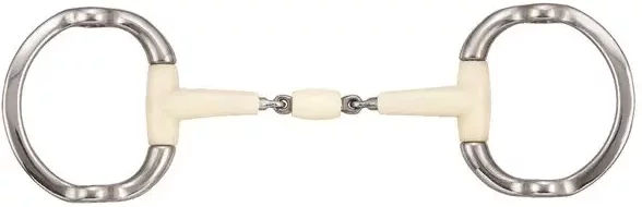 Produktbild von Soyo Happy Mouth Olivenkopftrense aus Edelstahl in Silber und Weiß