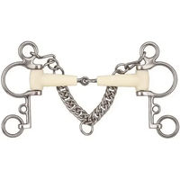 Produktbild von Soyo Happy Mouth Pelham Gebiss aus Edelstahl in Silber und Weiß