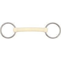 Produktbild von Soyo Happy Mouth Plain 2-Ring-Gebiss für Pferde aus Edelstahl abnehmbar gerade