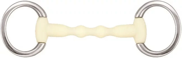Produktbild von Soyo Olivenkopftrense Happy Mouth Mullen aus Edelstahl 135 mm olivfarben