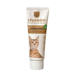 SPARROW CannaCat Leberwurst mit CBD für Katzen Adult Schwein 75 g – Bild 1 von 2