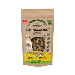 Produktbild von Sparrow CannaGastro Funktionssnacks Huhn Getreidefrei Monoprotein Magen-Darm 6 x 200 g