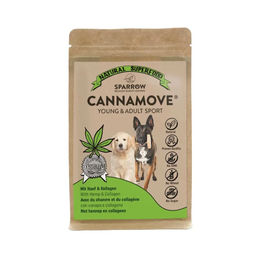 Produktbild von Sparrow CannaMove Kräutermischung Gelenk-Supplement Pulver für alle Altersstufen 4 x 100 g