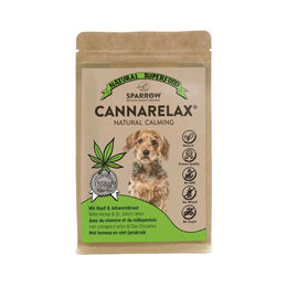 Produktbild von Sparrow CannaRelax Kräutermischung Beruhigung Vegan Pulver 4 x 100 g