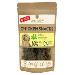SPARROW CannaSnack Funktionssnack mit CBD und Huhn Monoprotein für Hunde Adult 6 x 150 g – Bild 1 von 2