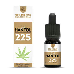 Produktbild von SPARROW Pet Hanföl Nahrungsergänzung für Hunde und Katzen 10ml