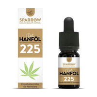 Produktbild von SPARROW Pet Hanföl Nahrungsergänzung für Hunde und Katzen 10ml