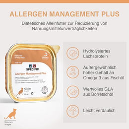 Specific Allergen Management Plus FOW-HY Hypoallergenes Katzen-Nassfutter mit Lachs für alle Altersstufen 7 x 100 g - 7 x 100 g – Bild 1 von 2