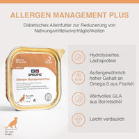 Produktbild von Specific Allergen Management Plus FOW-HY Hypoallergenes Katzen-Nassfutter mit Lachs für alle Altersstufen 7 x 100 g - 7 x 100 g