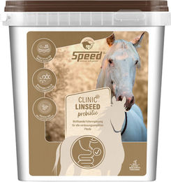 Produktbild von SPEED Clinic Linseed Prebiotic Pulver zur Unterstützung der Verdauung und Beruhigung 2,50 kg