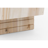Produktbild von Spetebo Fledermauskasten aus Holz zum Aufhängen 28 x 18 cm Natur Grün