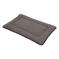 Produktbild von Spetebo Plüsch Hundematte und Katzenkissen aus Polyester grau 60 x 40 cm waschbar - 60 cm