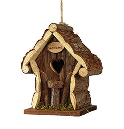 Spetebo Vogelhaus aus Holz in Natur Braun 22x15 cm – Bild 1 von 1