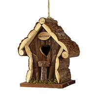 Produktbild von Spetebo Vogelhaus aus Holz in Natur Braun 22x15 cm