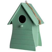 Produktbild von Spetebo Vogelhaus aus Holz zum Aufhängen in Grün