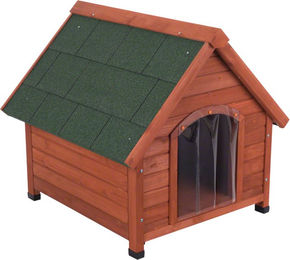 Produktbild von Spike All Seasons Hundehütte aus Holz Größe M wasserdicht