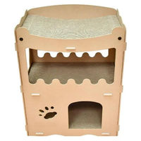 Produktbild von SpirePets Katzenhaus Nachhaltiges Spielhaus und Kratzmöbel aus Karton für Katzen