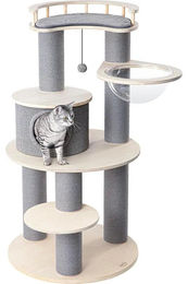 SpirePets Kratzbaum mit Katzenkorb als Kratzmöbel für Katzen – Bild 1 von 1