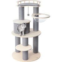 Produktbild von SpirePets Kratzbaum mit Katzenkorb als Kratzmöbel für Katzen