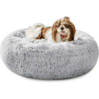Produktbild von Spocado County Hundebett und Katzenbett Donutform aus Polyester Grau 50 x 50 x 20 cm