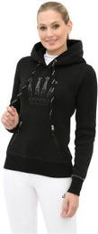SPOOKS Kapuzenpullover Crown Sequin Damen Schwarz Baumwolle Größe M – Bild 1 von 4